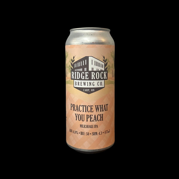 PRACTICE WHAT YOU PEACH MILKSHAKE IPA [CAN 473ml] Beer Ridge Rock Brewing Company 